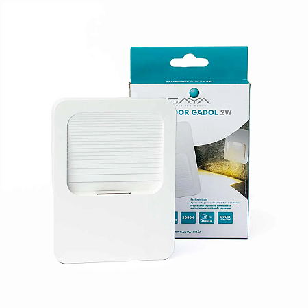 Balizador Led 2W Branco Quente