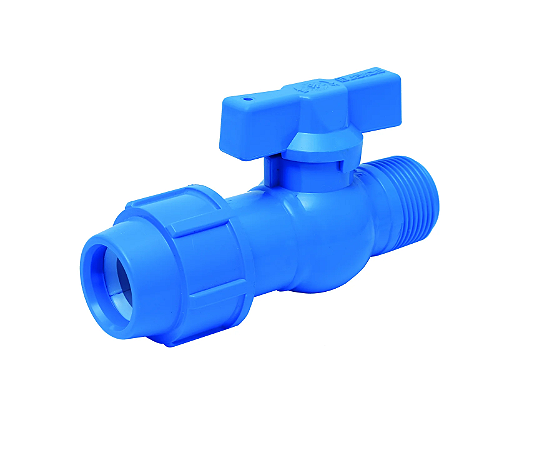 Pead - Adaptador com Registro Pvc com Manopla 20mm x 3/4''