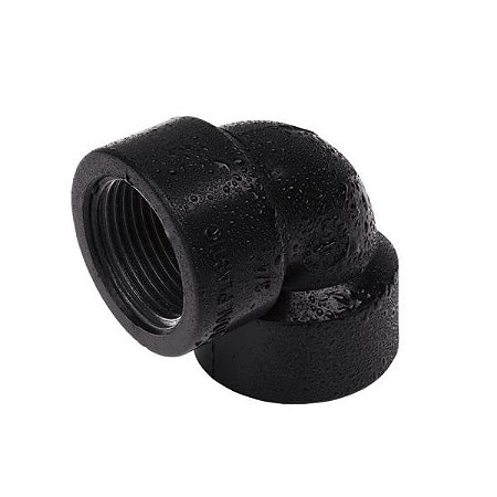 Pead - Cotovelo Rosca Preto 3/4''