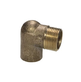 Cotovelo Metal Liso e Rosca Macho