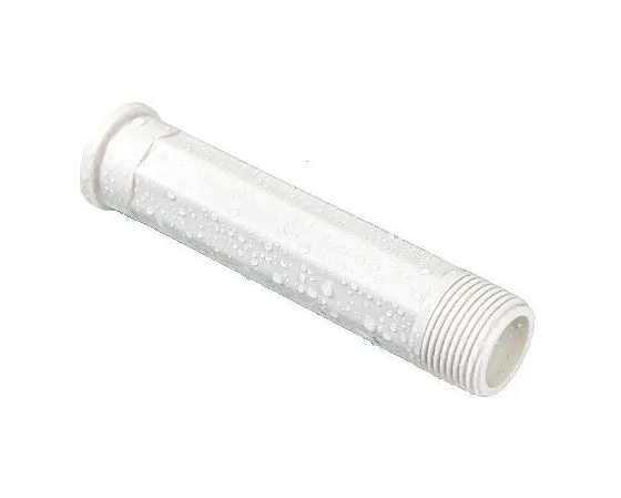 Pead - Tubete Longo Branco 3/4''