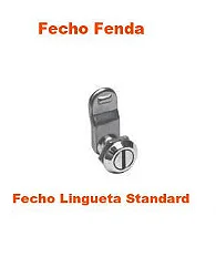 Fecho Lingueta Fenda