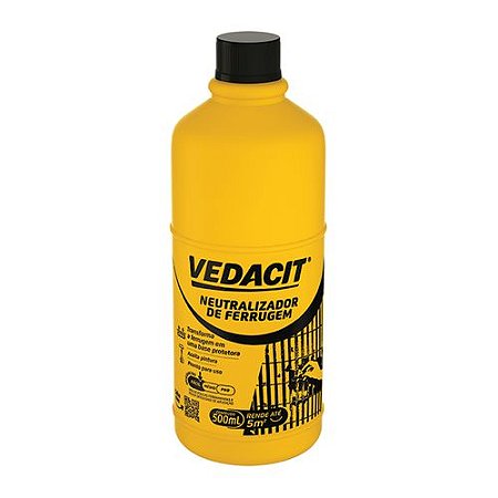 Neutralizador de Ferrugem Vedacit Frasco 500ml