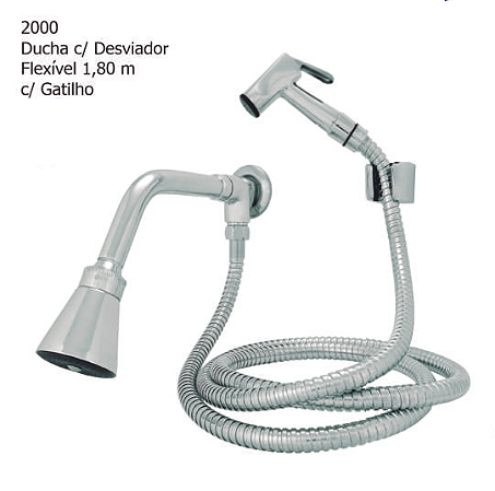 Ducha Articulada Jed com Desviador e Flexivel