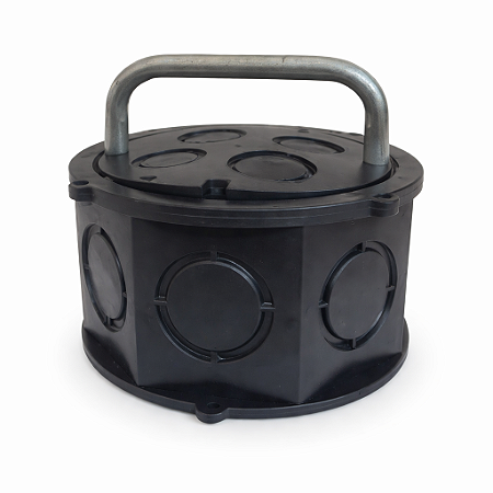 Caixinha de Luz Teto Redonda 4x4 Forte com Calça