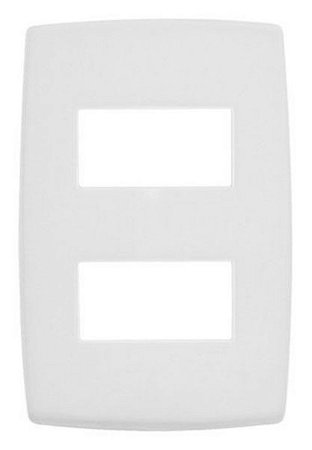 Pial Plus - Placa 2 Modulos Separados 4x2