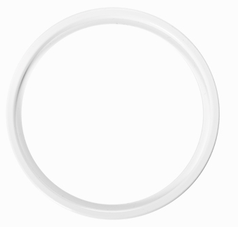 Porta Grelha Redonda Branco 250mm
