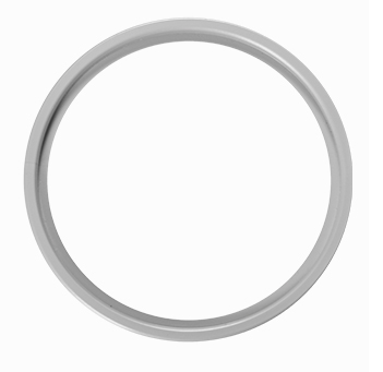 Porta Grelha Redonda Cinza 150mm