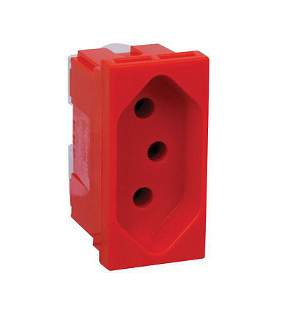 Pial Plus - Modulo 615039 Tomada Vermelho 10A