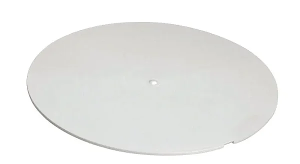 Grelha Tampa Cega Redonda Branca 250mm