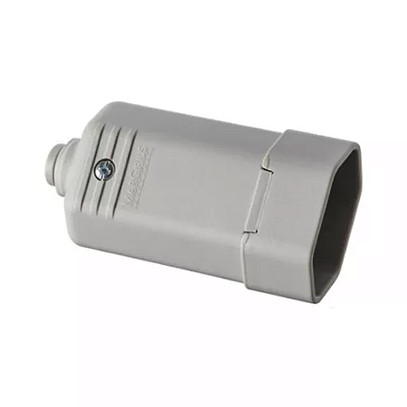 Femea Tomada 3x10A Cinza Margirius