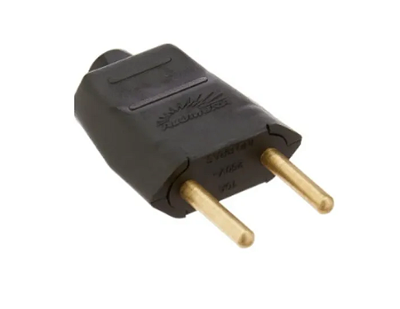 Pino 2x10A Preto Alumbra