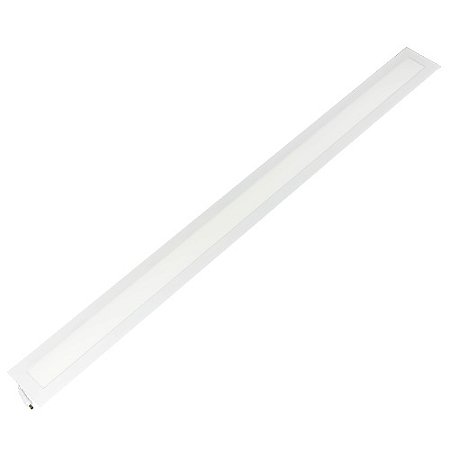 Luminaria Led Slim Branca Retangular Embutir 60cm
