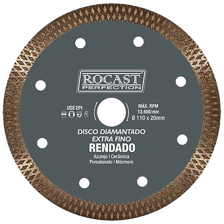 Disco Diamantado Rendado para Porcelanato – Extrafino