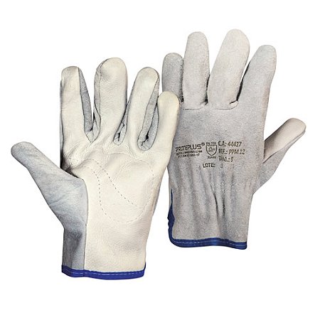 Luva Mao PPM12 Mista (Vaqueta e Raspa) Tipo Petroleira