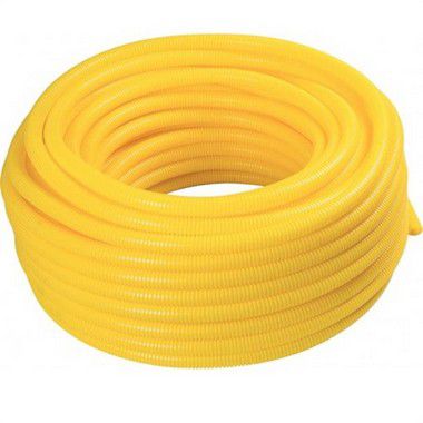 Eletroduto Corrugado Antichamas Amarelo 50mm