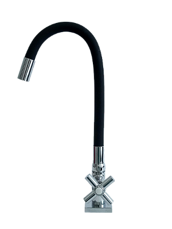 Torneira Color 1/4'' Mesa Preta C64