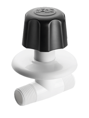 Registro Pressão PVC Roscavel com Canopla 1/2''