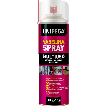 Vaselina Spray 300ml/170g - Unipega