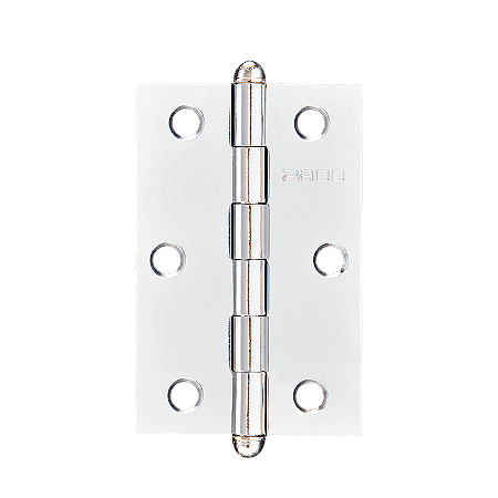Dobradiça Pado 3521 em Aço Cromado - Kit 3