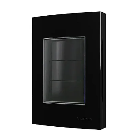 Sleek - Placas + suportes 4x2" IP55 Ebony para Area Externa