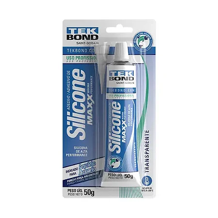 Silicone Acetico Aquario Incolor Maxx 50g