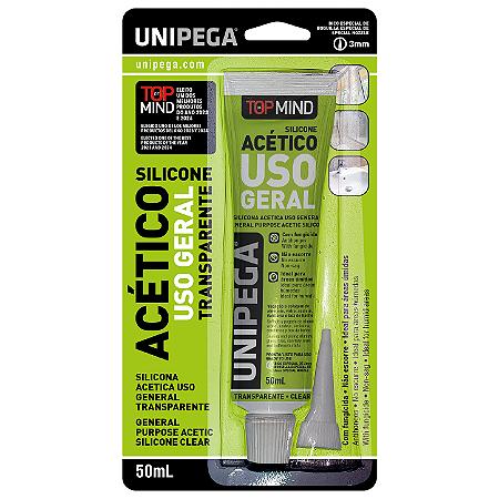 Silicone Acetico Incolor 50ml