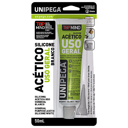 Silicone Acetico Branco 50ml