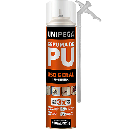Espuma Expansiva de PU Uso Geral 500ml/320g
