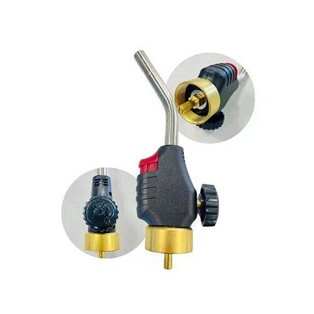 Maçarico Portatil Hulter Profissional Mini com Regulagem HT5WT-1SF
