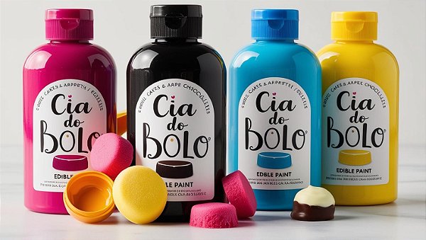 Tinta comestivel Canon 100 ml Transfers chocolate e Papel arroz /açúcar