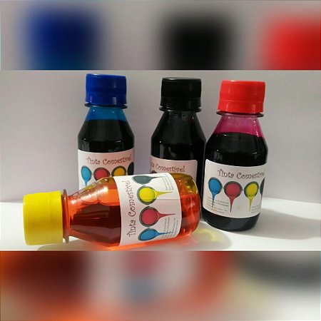 Tintas comestivel kit 4 litros (HP-EPSON-CANON)
