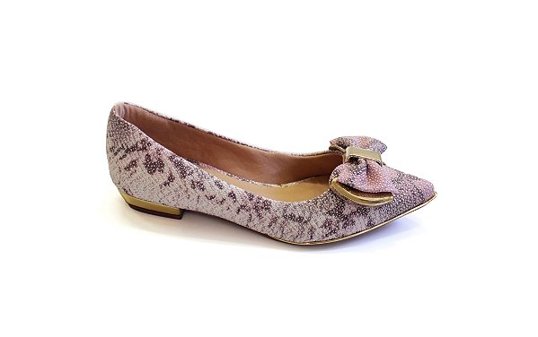 sapatilha social bico fino