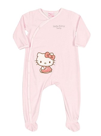 Macacão em Plush Rosa Hello Kitty - Baboobee - Roupas para Bebês e Crianças  até 3 anos