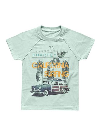 Camiseta Califórnia Surfing Manga Curta Charpey
