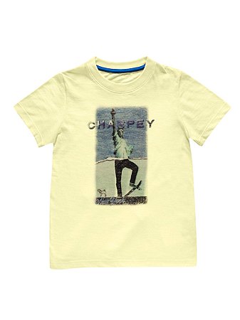 Camiseta Skate Estatua da Liberdade Manga Curta Charpey
