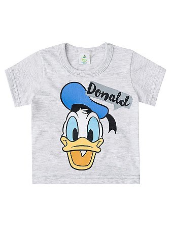 Camiseta Brandili Curta Donald Cinza