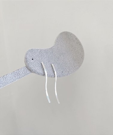 Brinco de prata fio torcido