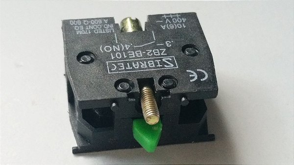 Bloco de contato verde