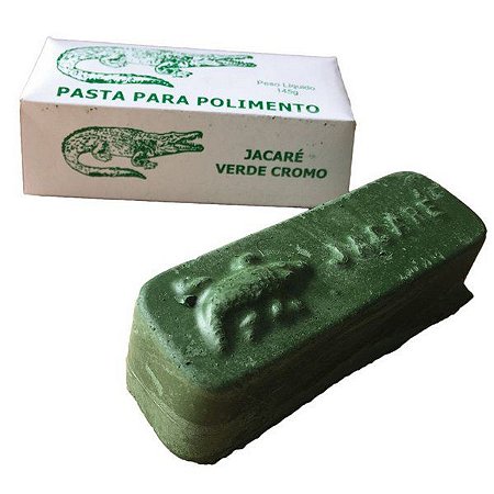 MASSA JACARÉ VERDE CROMO 145GR  cod:294