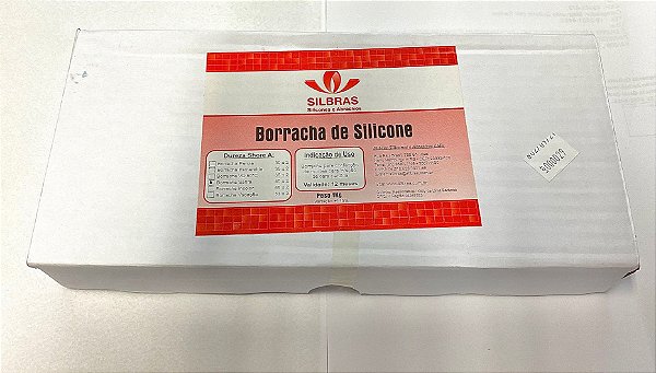BORRACHA DE SILICONE "SILBRAS" VD80 - 1kg cód:2059