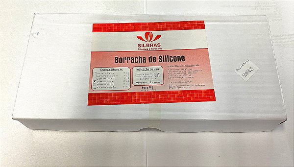 BORRACHA DE SILICONE "SILBRAS" ESMERALDA - 1KG    cód:2058