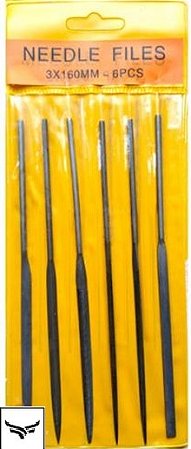 JOGO DE LIMA 160 mm IMPORTADA "AIC" COM 6 PÇS   cod: 2720