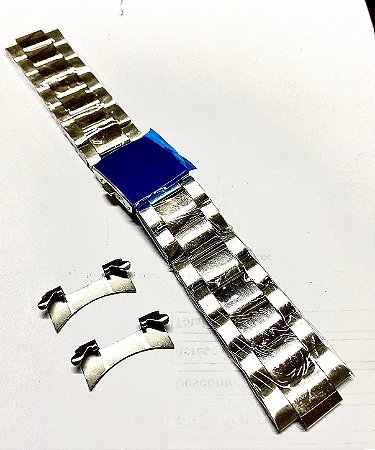PULSEIRA DE METAL "VAL" 24 MM C/ TERMINAL cod: 2446
