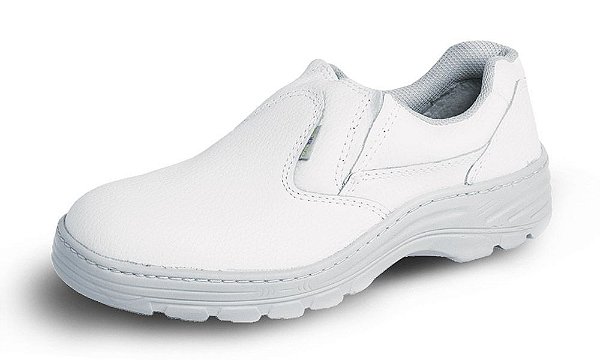 Sapato de Segurança Elástico Branco em Couro - C1 - Silcom Calçados de  Segurança