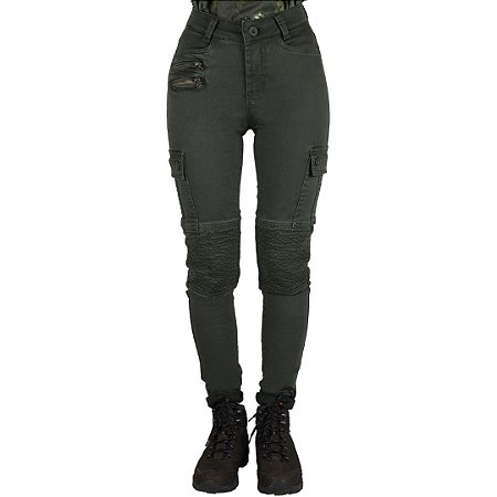 calça feminina verde musgo