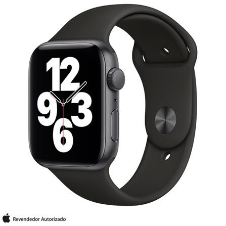 apple watch serie 6 44mm cinza espacial