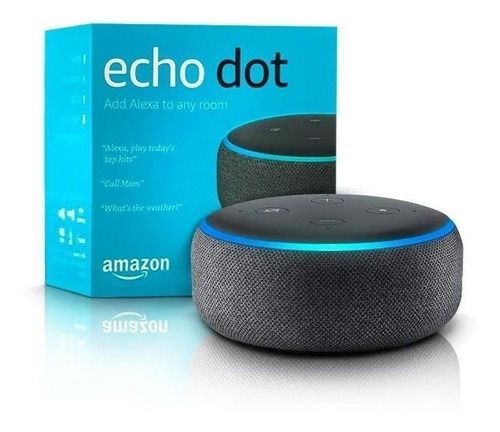 Smart Speaker Amazon Alexa Echo Dot 3 Preto