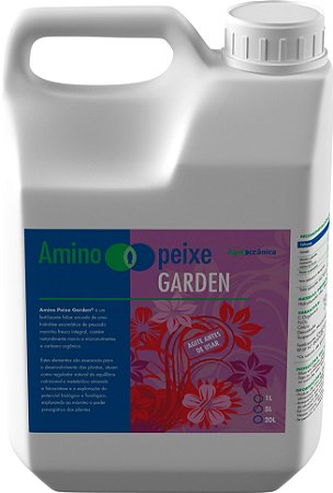Adubo natural para flores - Amino Peixe Garden 5 litros
