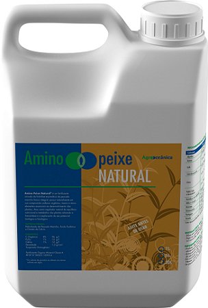 Adubo Natural para Plantas - Amino Peixe Natural 5 litros